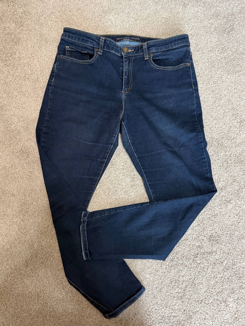 Michael Kors Navy Skinny Jeans for Women